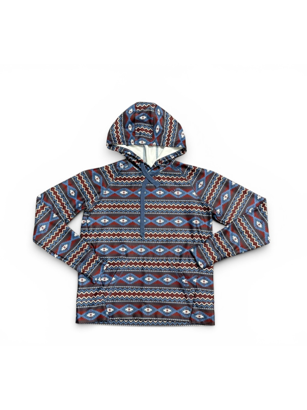 Ariat Women's Cold Series Aztec Southwestern Pullover Hoodie Fleece Lined Size M - Picture 2 of 9